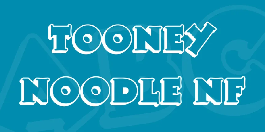 Tooney Noodle NF font