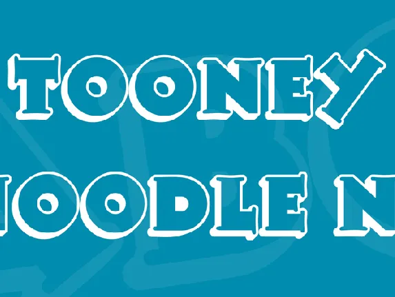 Tooney Noodle NF font