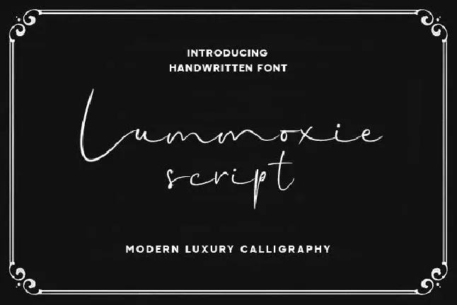 Lummoxie font