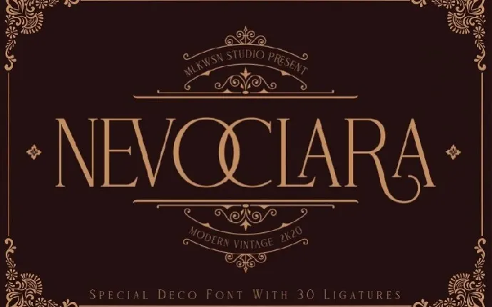 Nevoclara Serif Vintage font