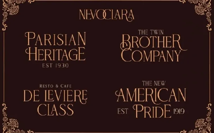 Nevoclara Serif Vintage font