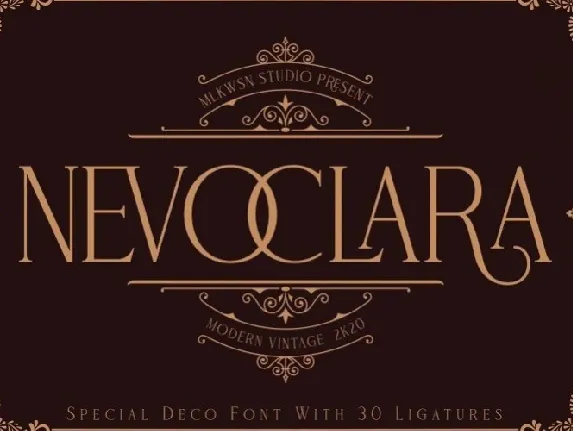 Nevoclara Serif Vintage font