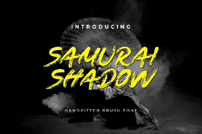 Samurai Shadow font