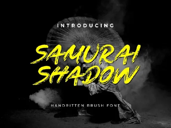 Samurai Shadow font