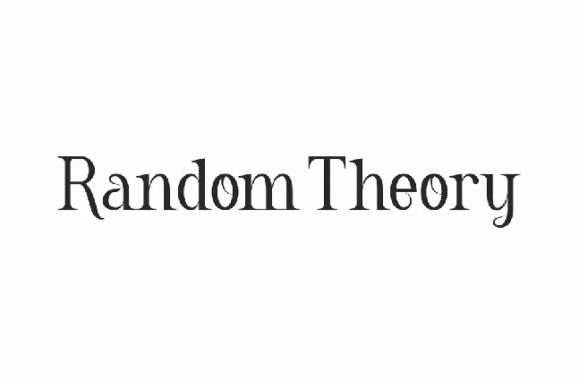 Random Theory font