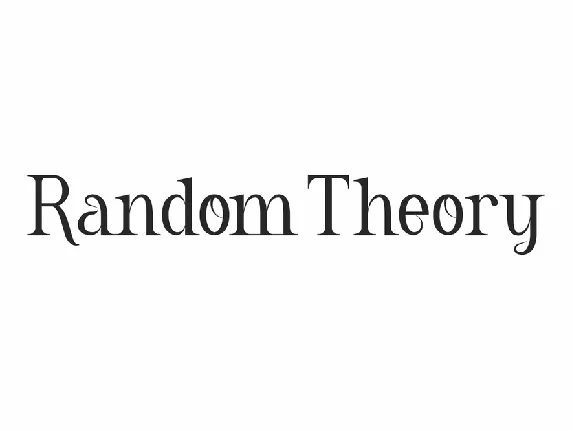 Random Theory font