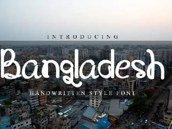 Bangladesh Script font