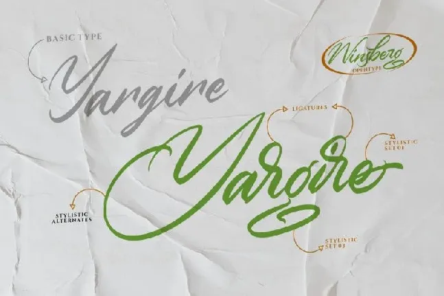 Winsberg Script font