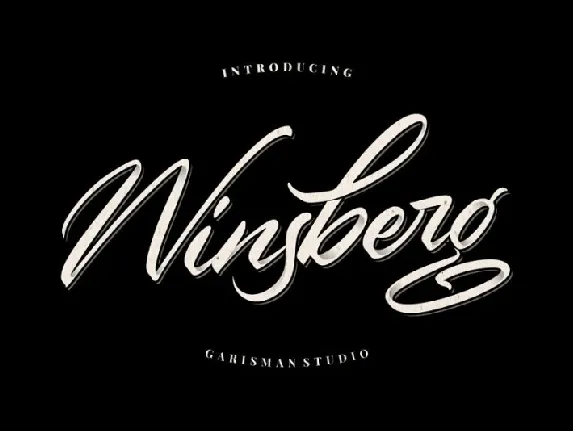 Winsberg Script font