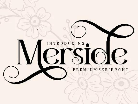 Merside font