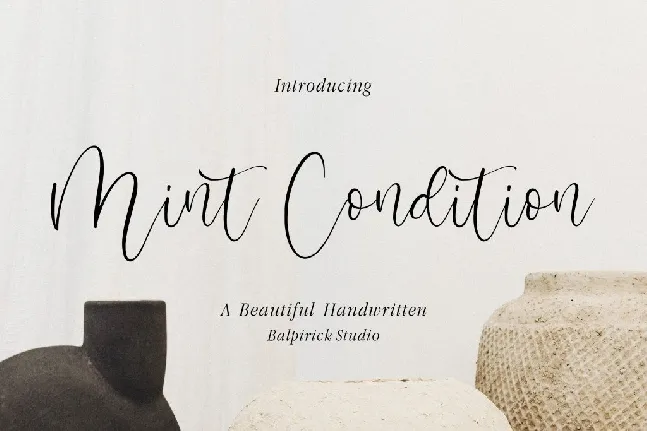 Mint Condition font