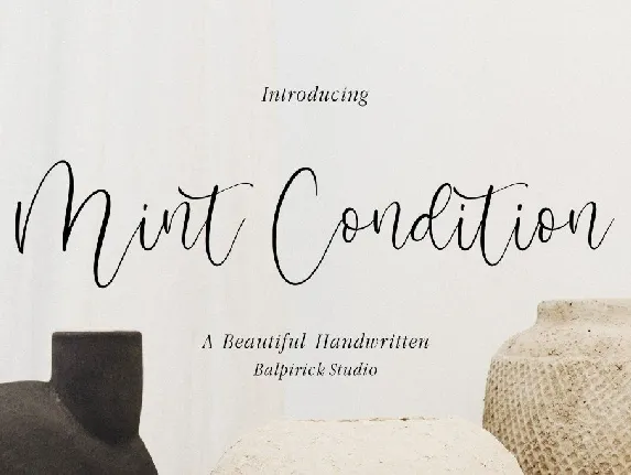 Mint Condition font