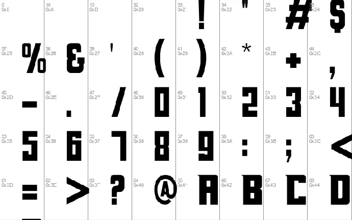 Flight Square font