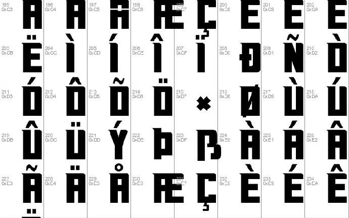 Flight Square font