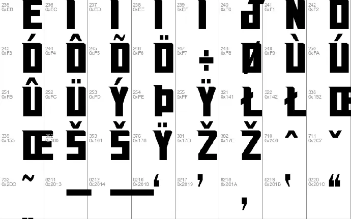 Flight Square font