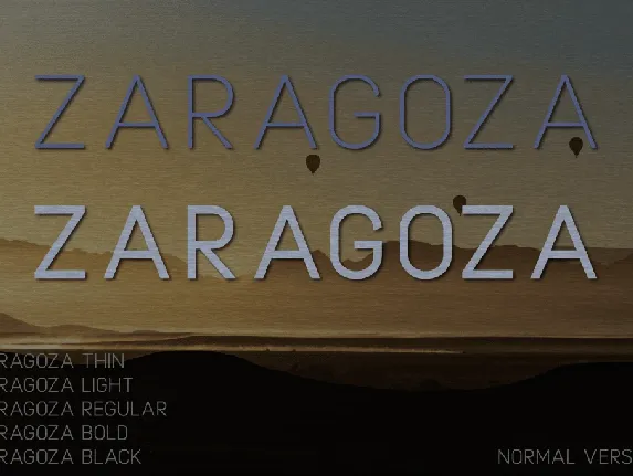 Zaragoza font