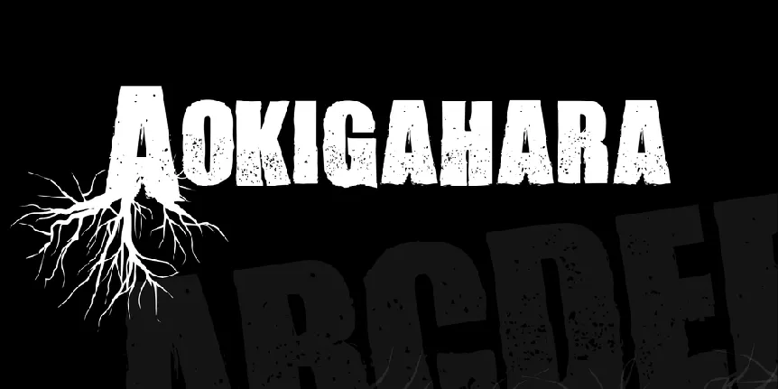 Aokigahara font