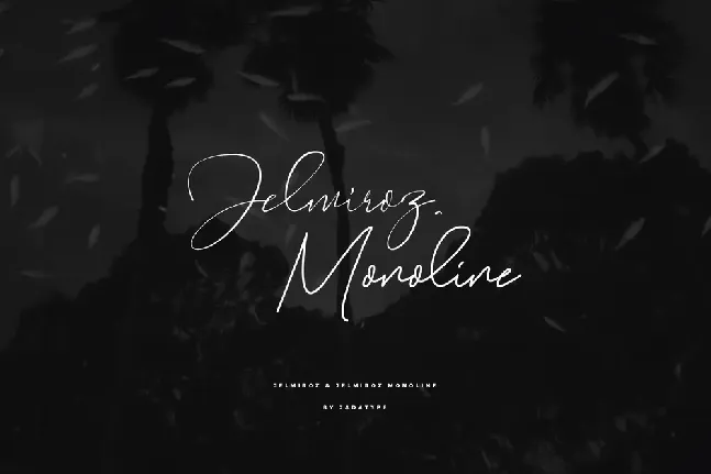 Jelmiroz Monoline font