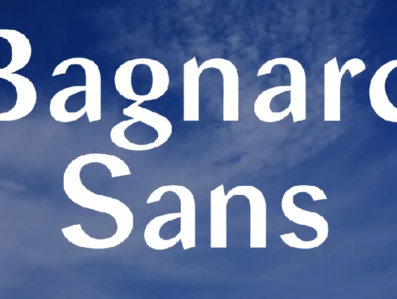 Bagnard Sans font