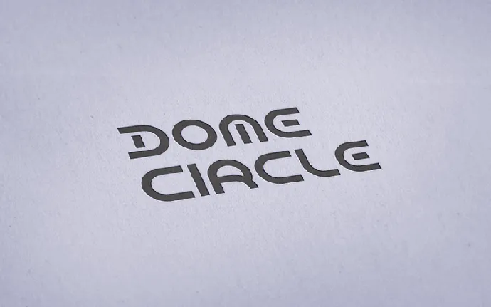 Dome Circle font