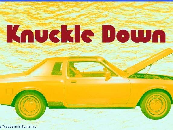 Knuckle Down font