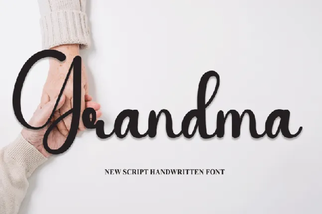 Grandma font