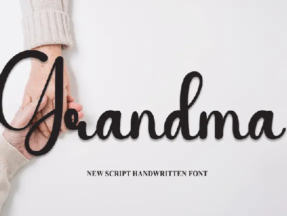 Grandma font