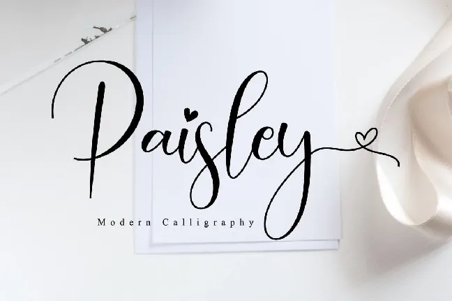 Paisley font