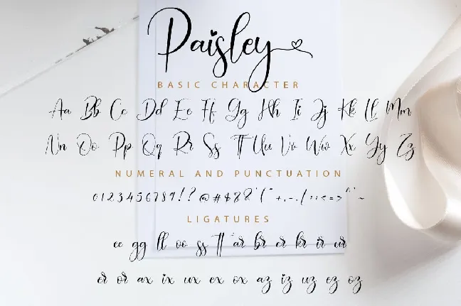 Paisley font