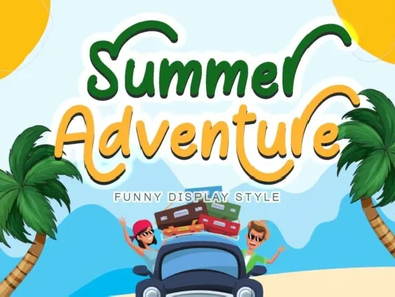 Summer Adventure font