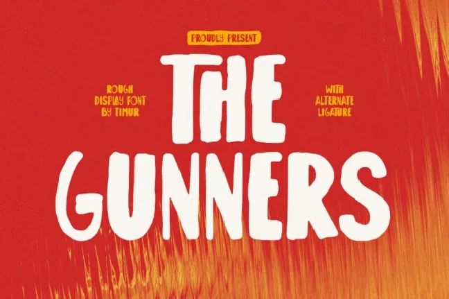 The Gunners font