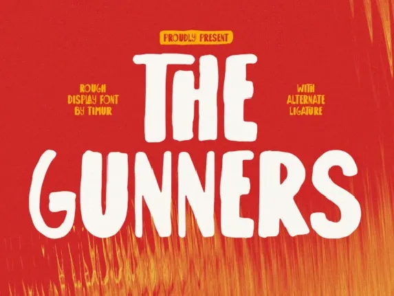 The Gunners font