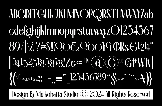 RIOZE font