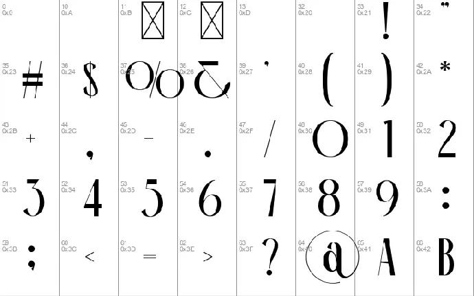 RIOZE font