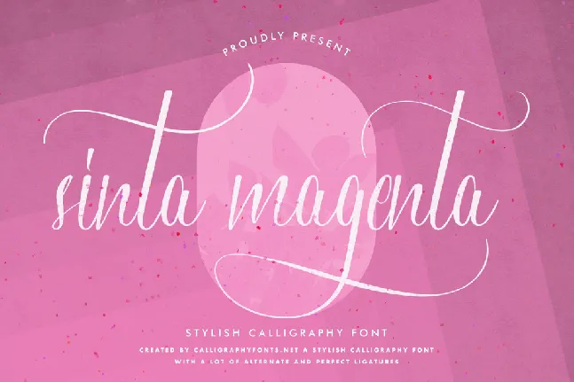 Sinta Magenta Demo font