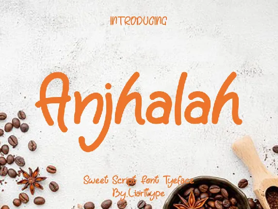 Anjhalah font