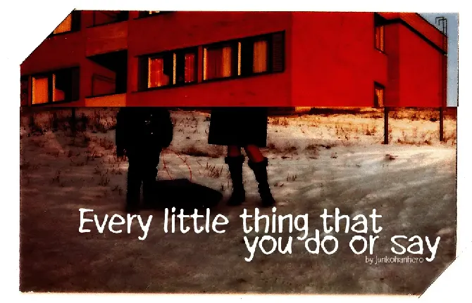 Every little thing that you do font