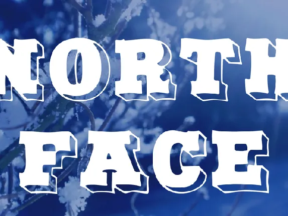 North Face font