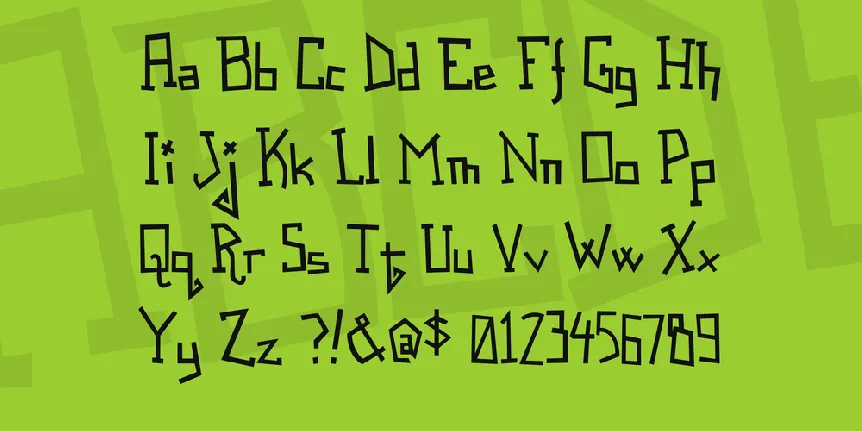 Spastic Nerfbag font