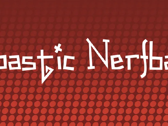 Spastic Nerfbag font