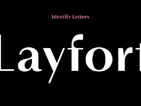 Layfort Family font