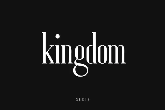 Kingdom font