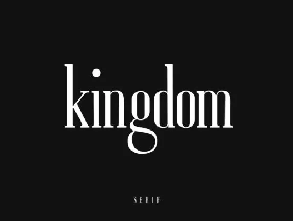 Kingdom font