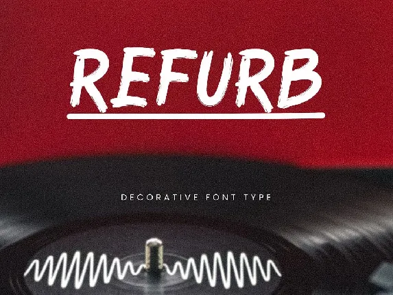 Refurb font