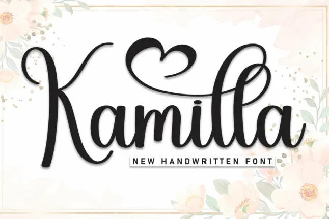 Kamilla Script font