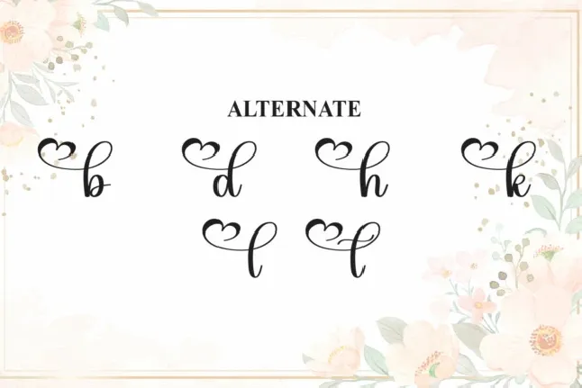 Kamilla Script font