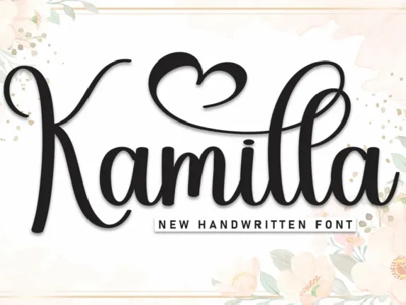 Kamilla Script font