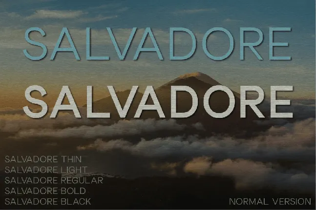 Salvadore font