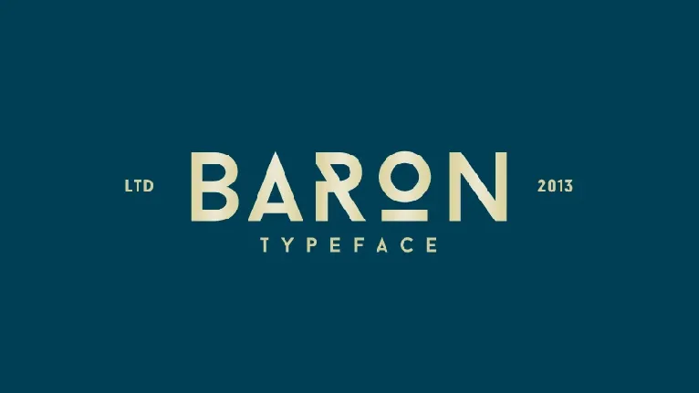 Baron Family font