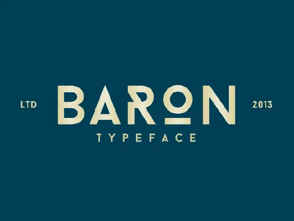 Baron Family font